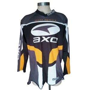 AXO Sport Motocross BMX Shirt Jersey Air Zero Racing Mens XL  Long Sleeve